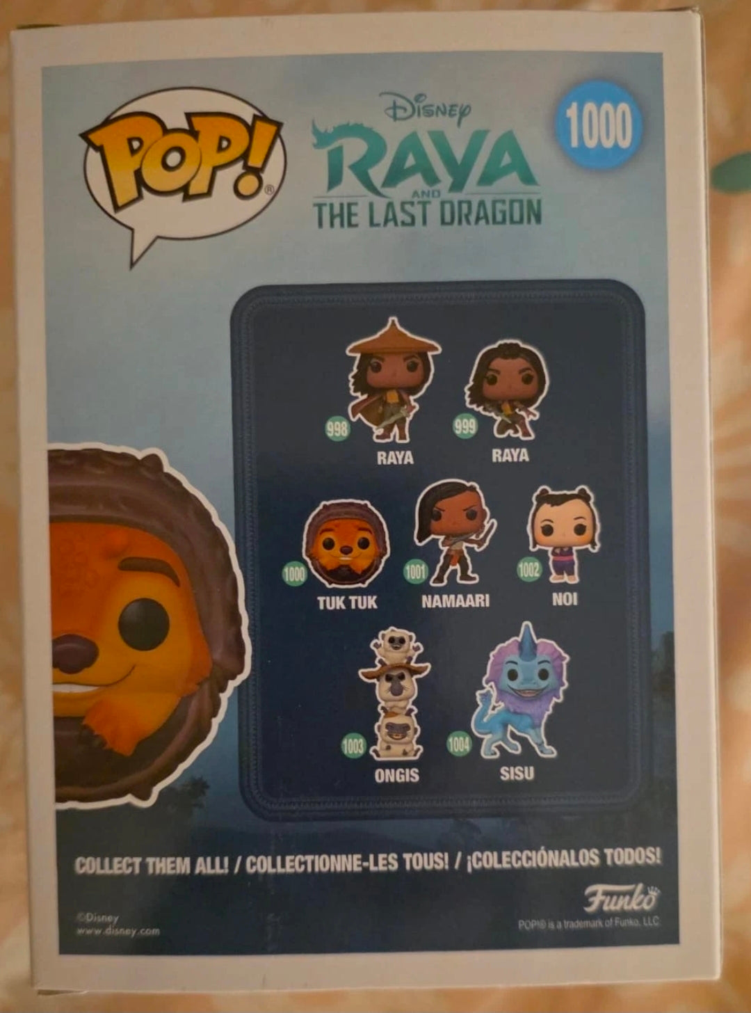 Funko POP! Disney – Raya and the Last Dragon: Tuk Tuk #1000 Vinyl Figure