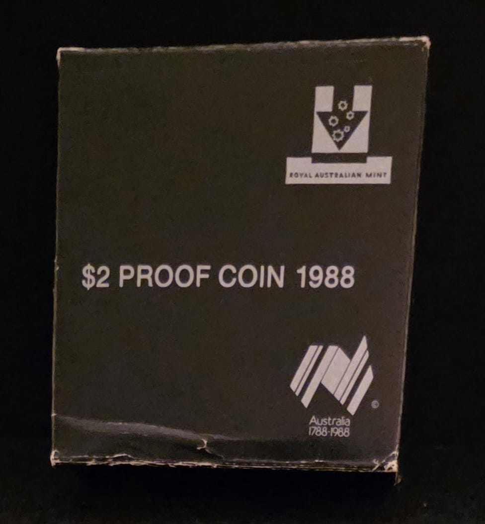 *1988 Australian $2 Silver Proof Coin*