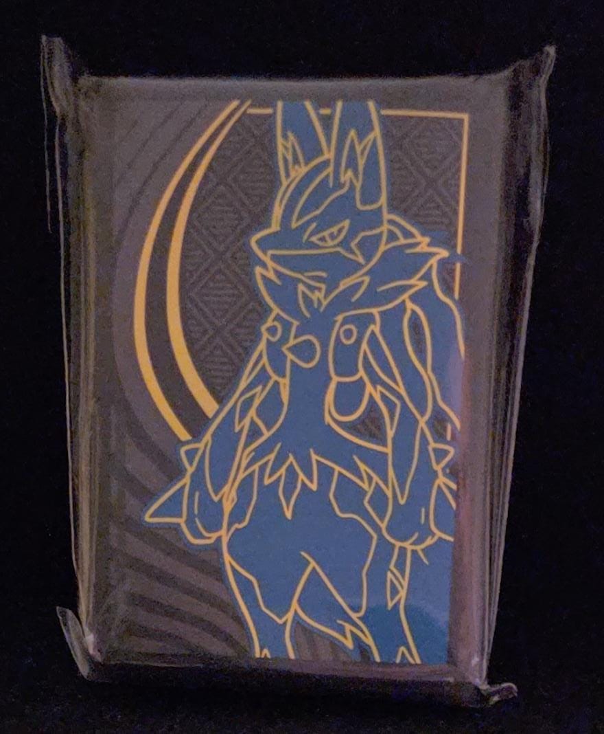 *Pokémon Elite Trainer Box (ETB) Sleeves – Mega Lucario Design*