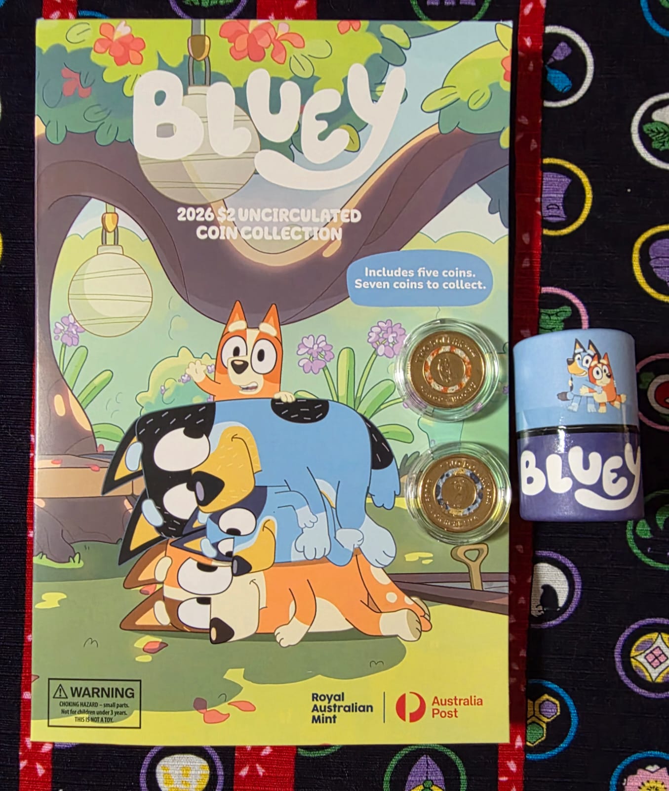 🐾 2026 Bluey 7-Coin Complete Folder Set 🪙