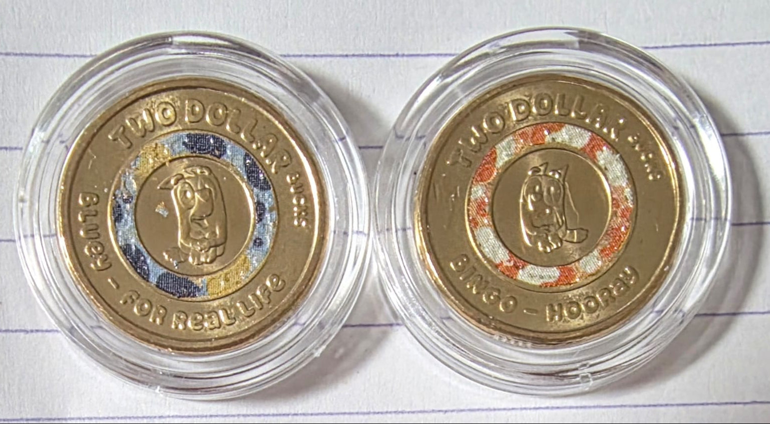 🐾 2026 Bluey 7-Coin Complete Folder Set 🪙