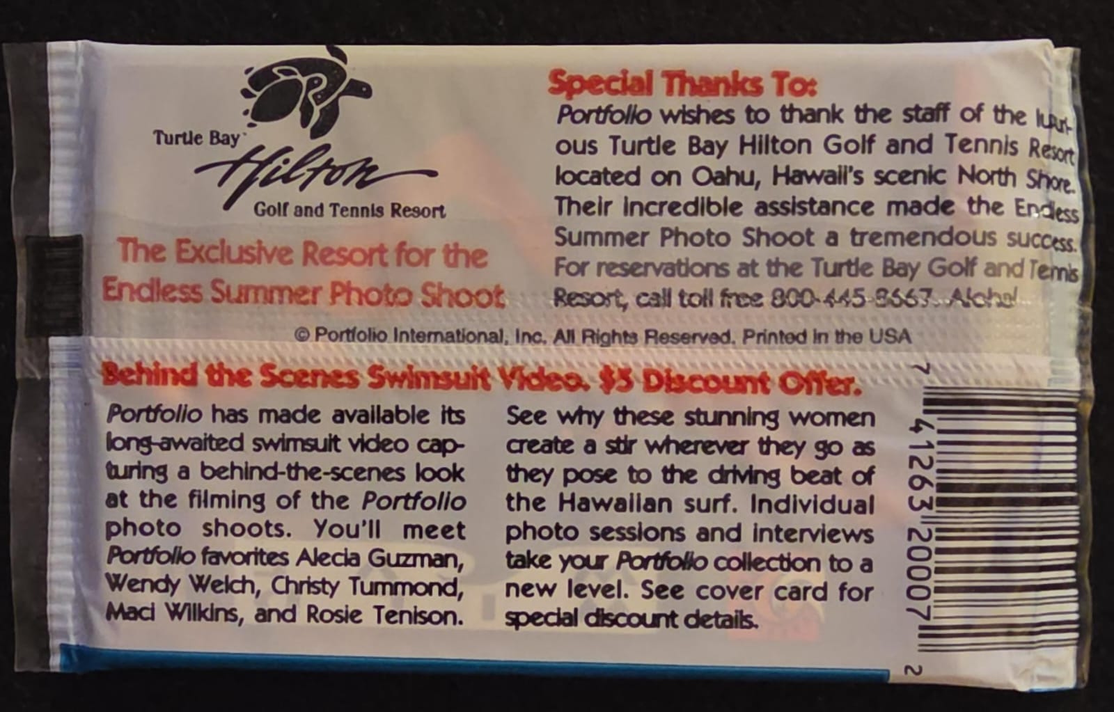 1993 Endless Summer Trading Cards – Portfolio Pack