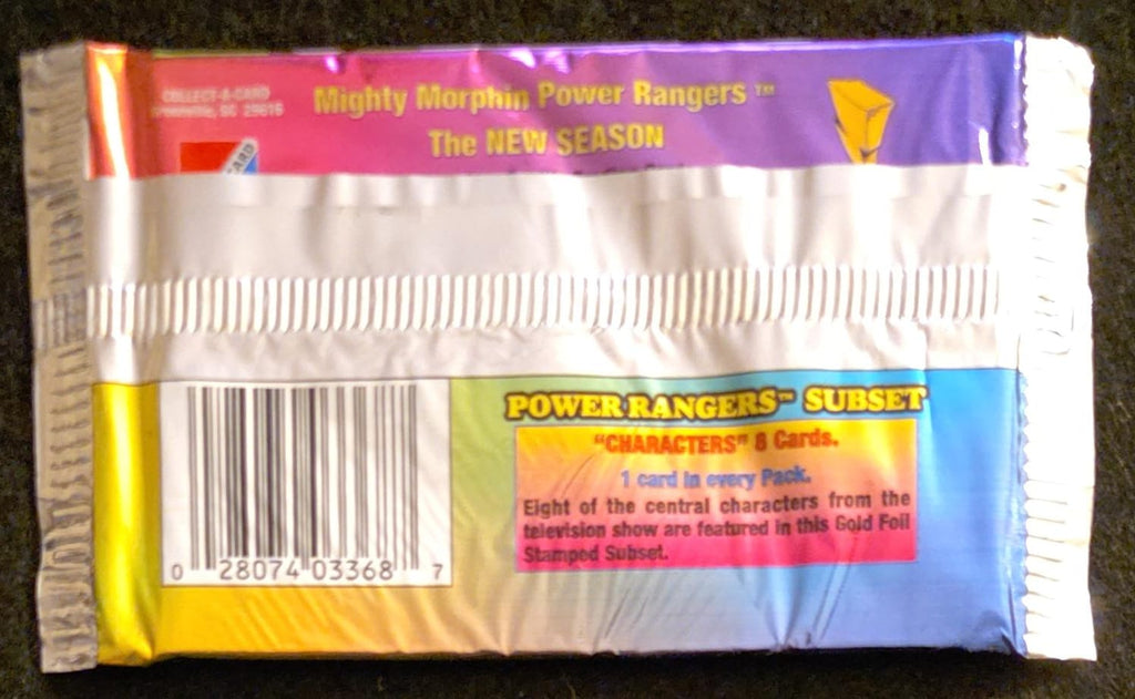 Mighty Morphin Power Rangers – The New Season Trading Card Pack (Vintage Sealed Pack)
