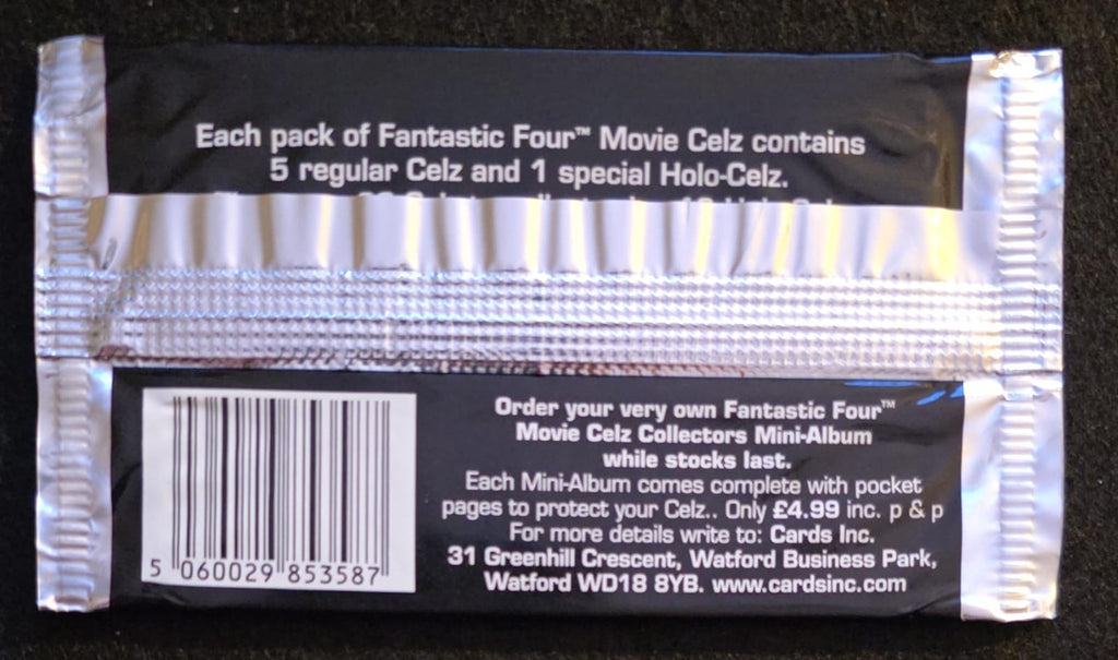 2005 Fantastic Four Movie Celz – Sealed Pack (6 Celz Per Pack)