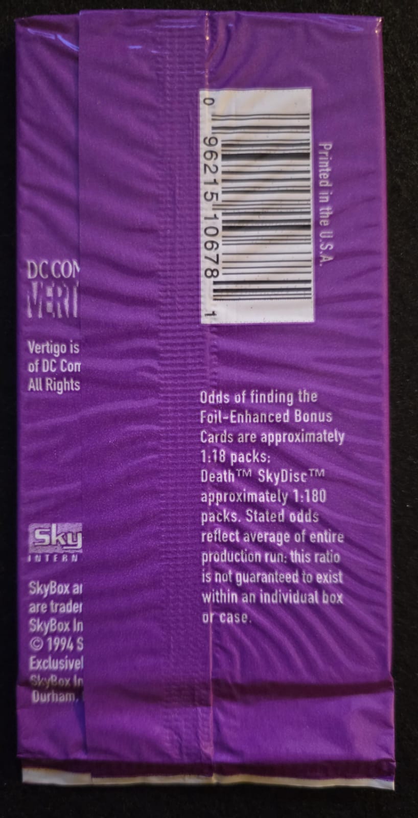 DC Comics Vertigo Trading Cards – Sealed Vintage Pack (SkyBox International)