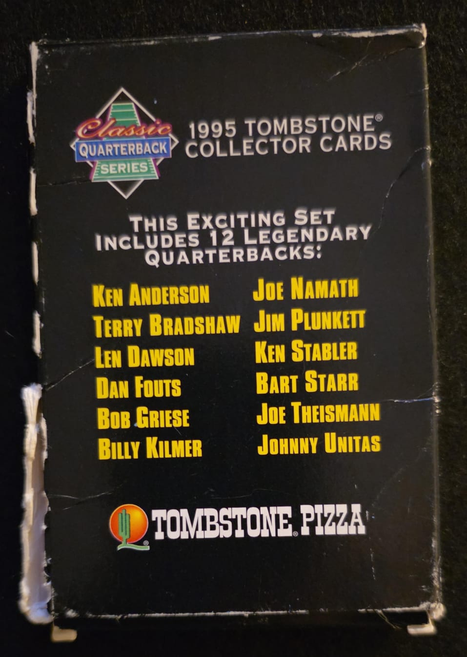 1995 Classic Quarterback Series – Tombstone Pizza Collector Cards