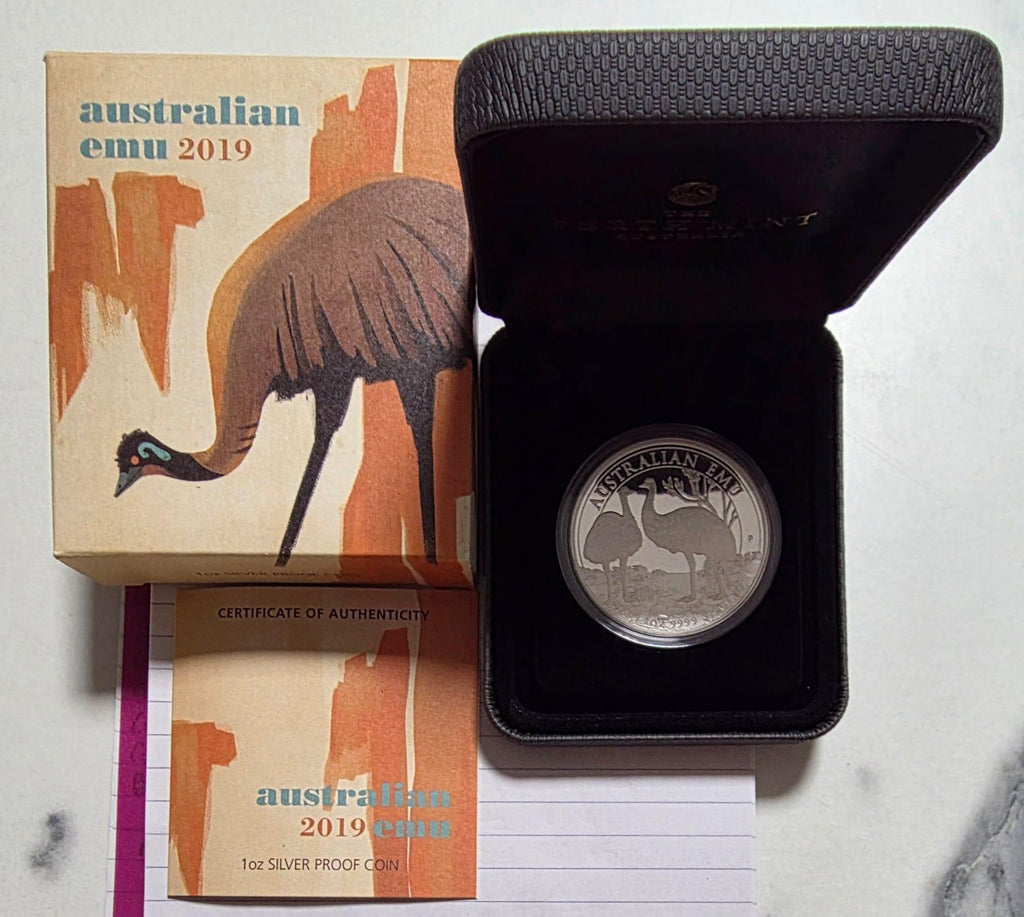 2019 Australian Emu 1oz Silver Coin